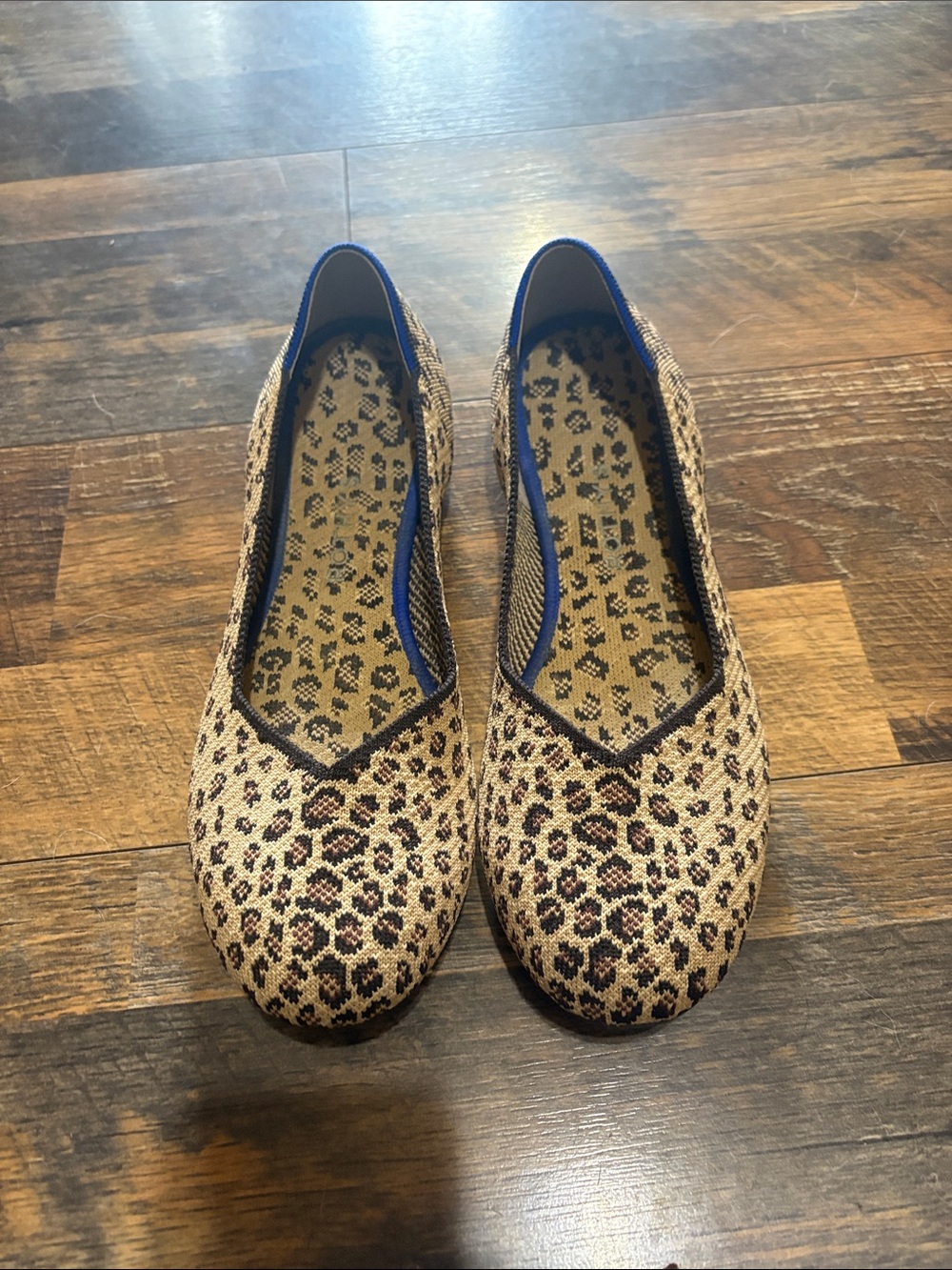 Rothy’s‎ RETIRED Leopard Spotted Round Toe Flats